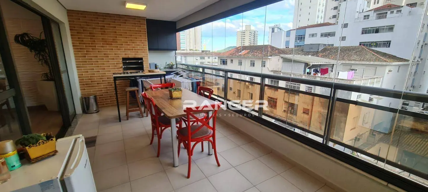 Foto 5 de Apartamento com 3 quartos à venda, 160m2 em Ponta da Praia, Santos - SP