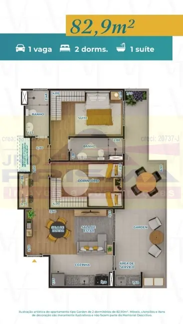 Foto 7 de Apartamento com 2 quartos à venda, 67m2 em Itupeva - SP