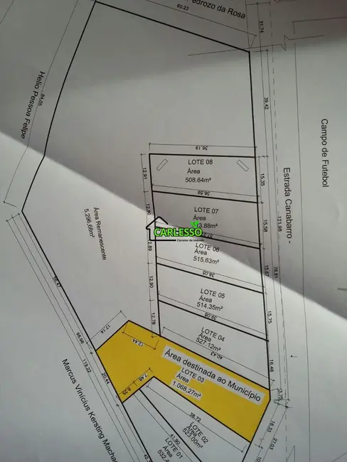 Foto 6 de Terreno / Lote à venda, 508m2 em Santa Maria - RS
