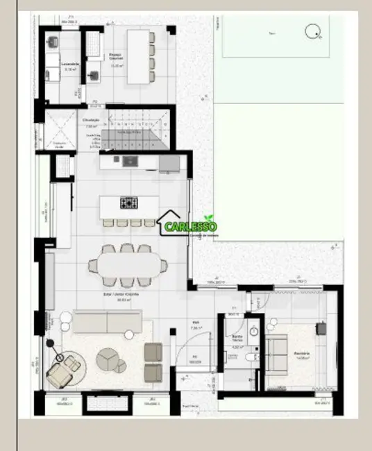 Casa com 4 quartos à venda, 377m2 em Tomazetti, Santa Maria - RS - imagem 9 Foto 9 de Casa com 4 quartos à venda, 377m2 em Tomazetti, Santa Maria - RS