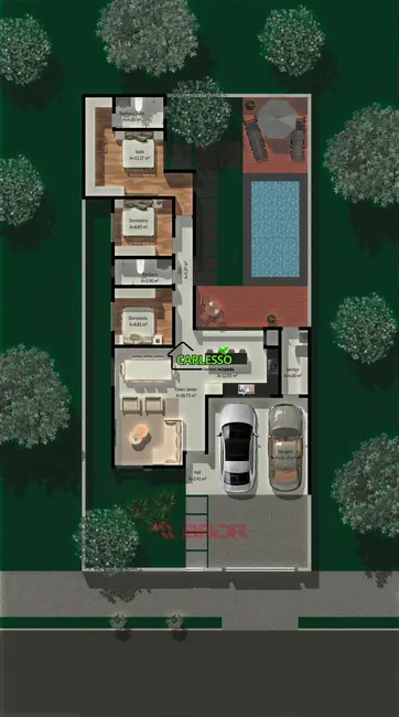 Foto 2 de Casa com 3 quartos à venda, 143m2 em Valinhos, Passo Fundo - RS