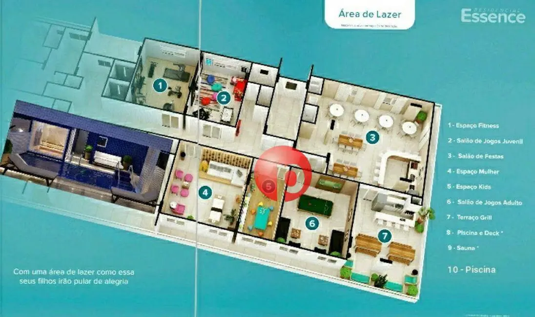 Foto 6 de Apartamento com 2 quartos à venda, 69m2 em Praia Grande - SP