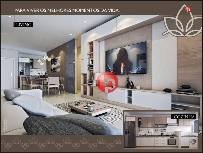 Foto 1 de Apartamento com 2 quartos à venda, 75m2 em Guilhermina, Praia Grande - SP