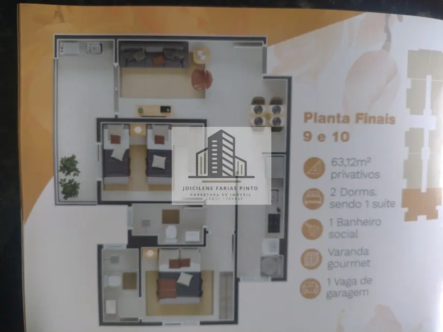 Apartamento com 2 quartos à venda, 65m2 em Centro, Itanhaem - SP - imagem 9 Foto 9 de Apartamento com 2 quartos à venda, 65m2 em Centro, Itanhaem - SP