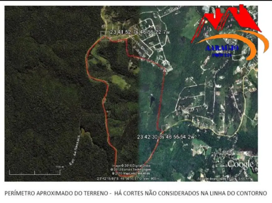 Foto 3 de Terreno / Lote à venda, 882083m2 em Caputera, Cotia - SP