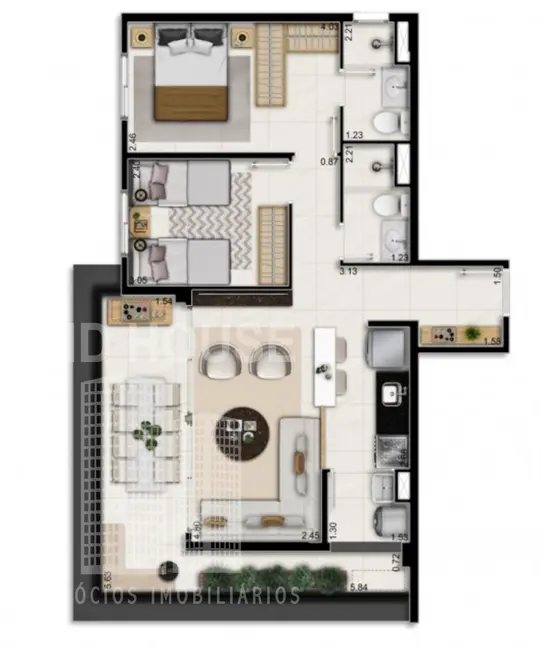 Apartamento com 2 quartos à venda, 68m2 em Vila Mariana, São Paulo - SP - imagem 2 Foto 2 de Apartamento com 2 quartos à venda, 68m2 em Vila Mariana, São Paulo - SP