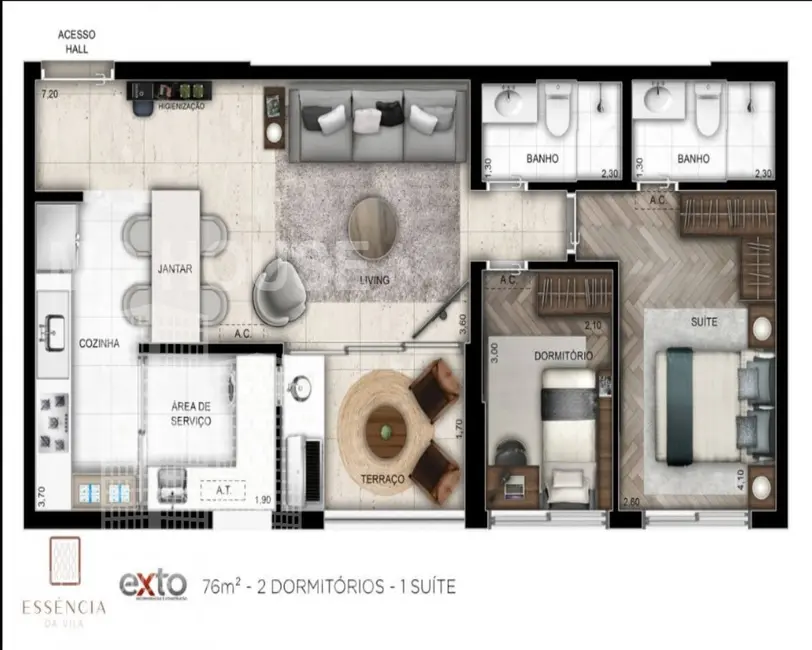 Foto 5 de Apartamento com 3 quartos à venda, 153m2 em Vila Mariana, São Paulo - SP