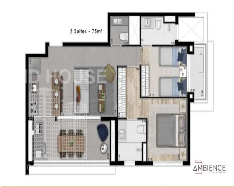 Foto 3 de Apartamento com 3 quartos à venda, 110m2 em Vila Mariana, São Paulo - SP