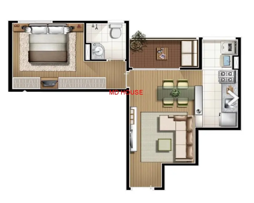 Foto 3 de Apartamento com 1 quarto para alugar, 40m2 em Vila Mariana, São Paulo - SP