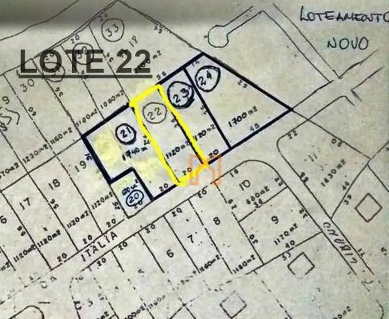 Foto 5 de Terreno / Lote à venda, 1120m2 em Nações, Itajuba - MG