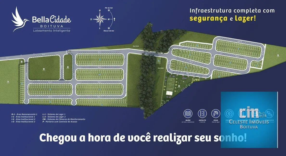 Foto 2 de Terreno / Lote à venda, 140m2 em Centro, Boituva - SP