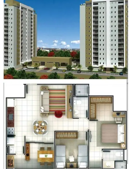 Foto 6 de Apartamento com 2 quartos à venda e para alugar, 95m2 em Itapeva, Votorantim - SP