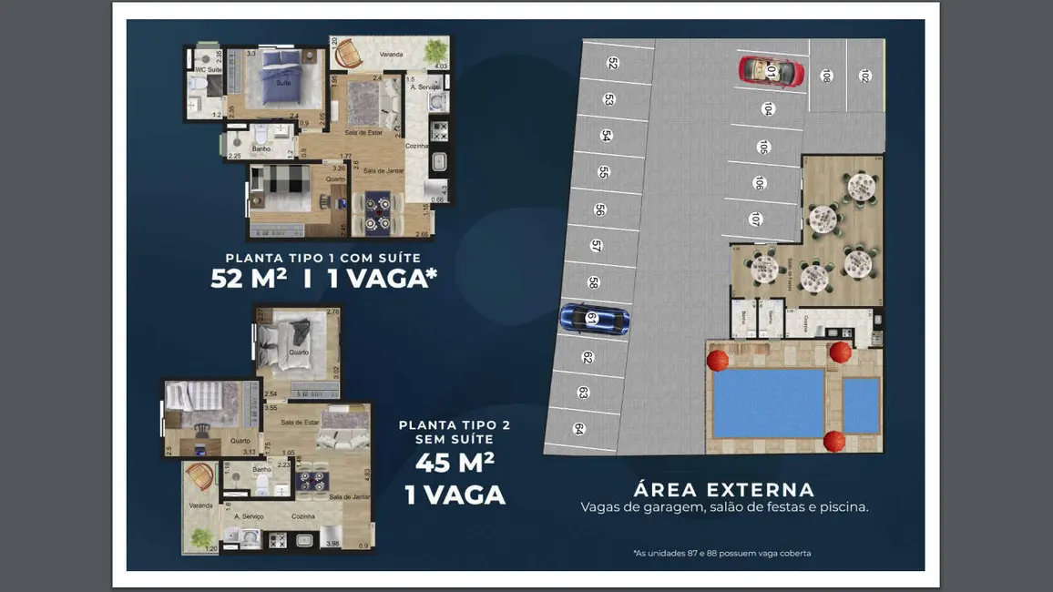 Foto 2 de Apartamento com 2 quartos à venda, 45m2 em Vila Esperança, Sorocaba - SP