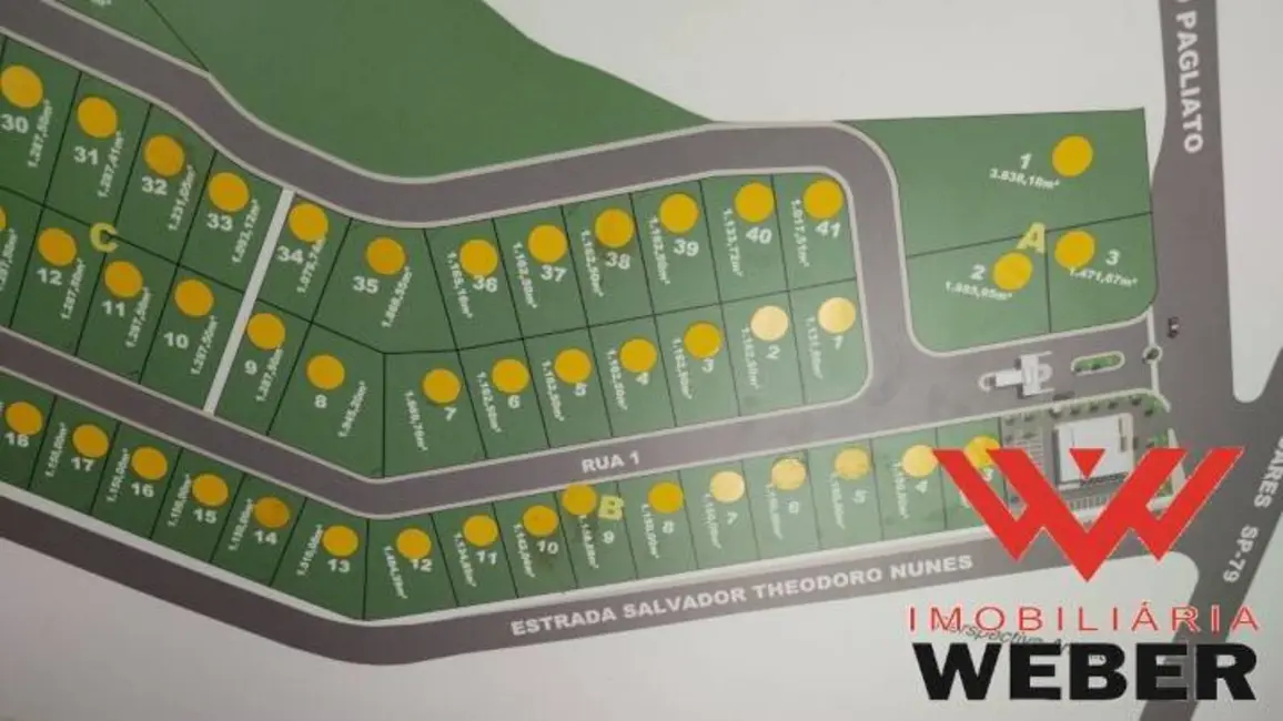 Foto 1 de Terreno / Lote à venda, 1868m2 em Capoavinha, Votorantim - SP