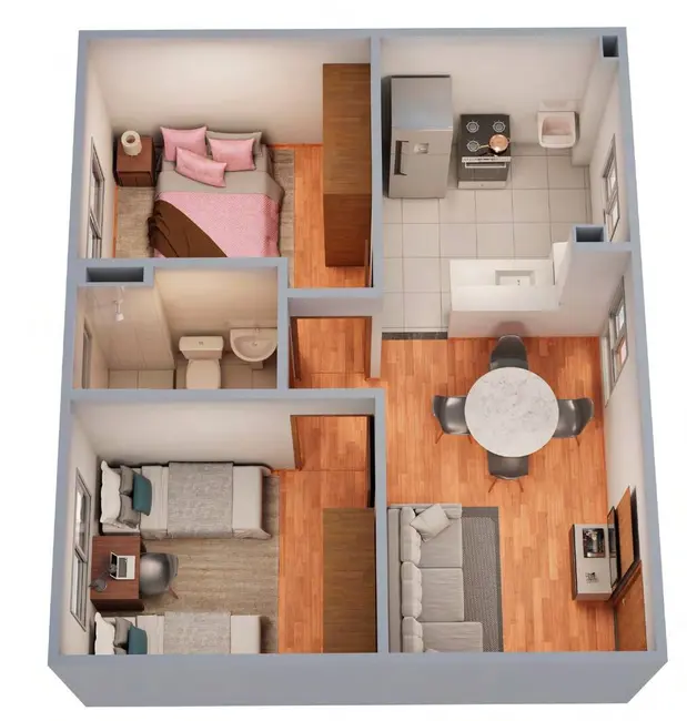 Foto 3 de Apartamento com 2 quartos à venda, 41m2 em Jardim Piazza di Roma, Sorocaba - SP