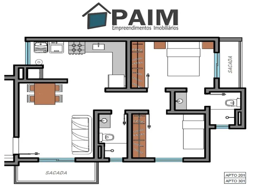 Foto 9 de Apartamento com 2 quartos à venda, 99m2 em COHAB, Cachoeirinha - RS