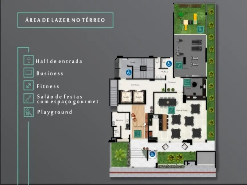 Foto 9 de Apartamento com 2 quartos à venda, 76m2 em Kobrasol, Sao Jose - SC