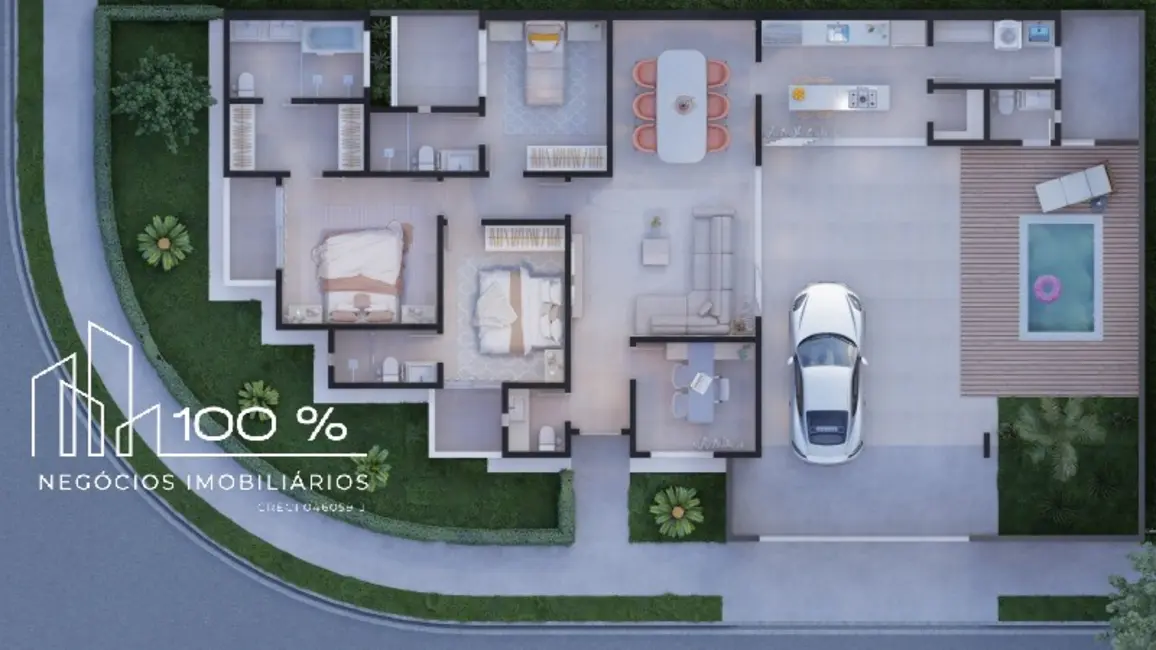 Casa de Condomínio com 3 quartos à venda, 180m2 em Sao Jose Do Rio Preto - SP - imagem 2 Foto 2 de Casa de Condomínio com 3 quartos à venda, 180m2 em Sao Jose Do Rio Preto - SP