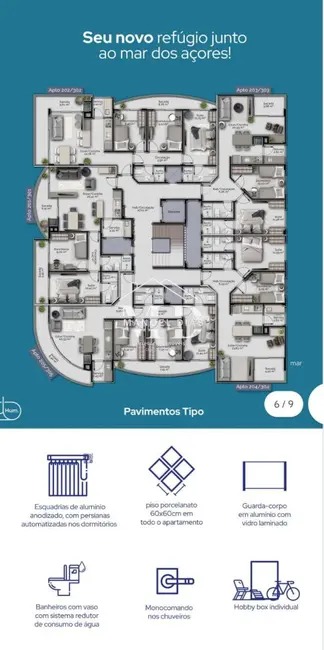 Foto 4 de Apartamento com 3 quartos à venda, 94m2 em Pântano do Sul, Florianopolis - SC