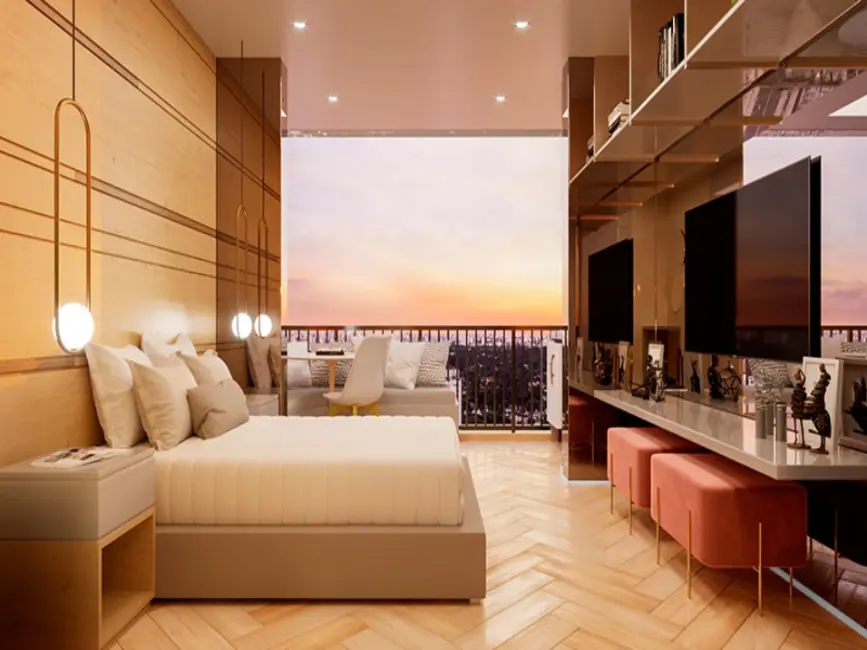 Foto 1 de Apartamento com 1 quarto à venda, 25m2 em Santo Amaro, São Paulo - SP