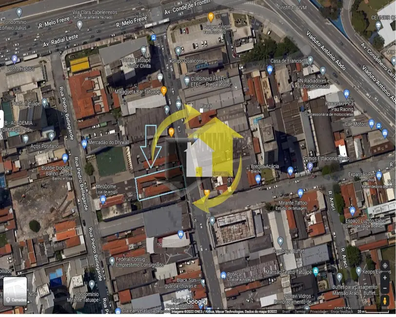 Foto 2 de Terreno / Lote à venda, 386m2 em Tatuapé, São Paulo - SP