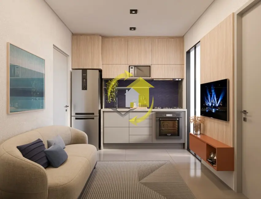 Foto 4 de Loft / Flat com 1 quarto à venda, 17m2 em Tatuapé, São Paulo - SP