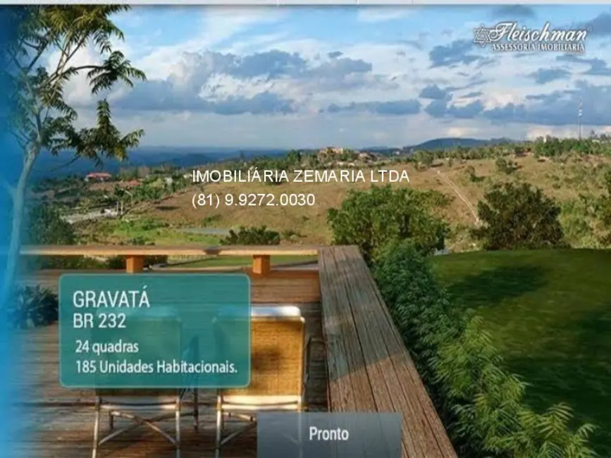 Foto 2 de Terreno / Lote à venda, 1357m2 em Gravata - PE