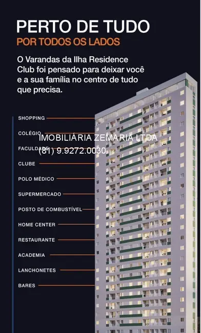 Foto 7 de Apartamento com 3 quartos à venda, 67m2 em Ilha do Retiro, Recife - PE