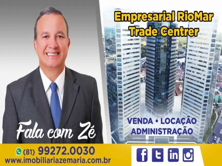 Foto 2 de Sala Comercial para alugar, 31m2 em Pina, Recife - PE