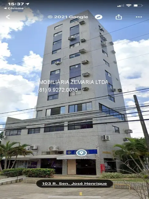 Foto 1 de Sala Comercial para alugar, 140m2 em Ilha do Leite, Recife - PE