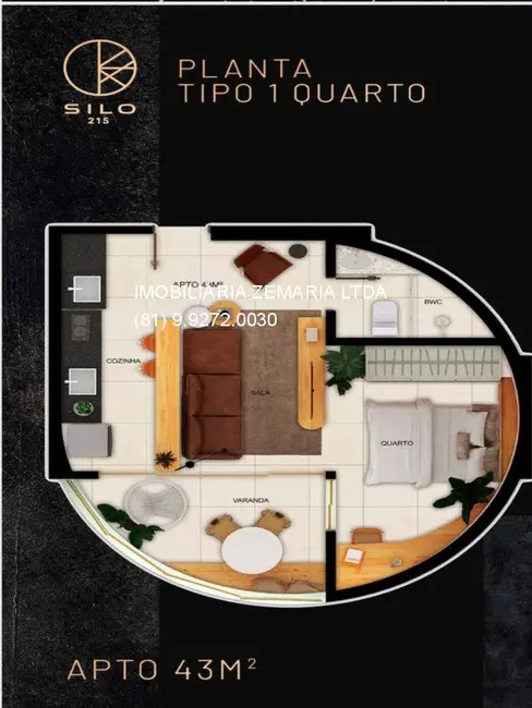 Foto 3 de Apartamento com 2 quartos à venda, 68m2 em Recife, Recife - PE