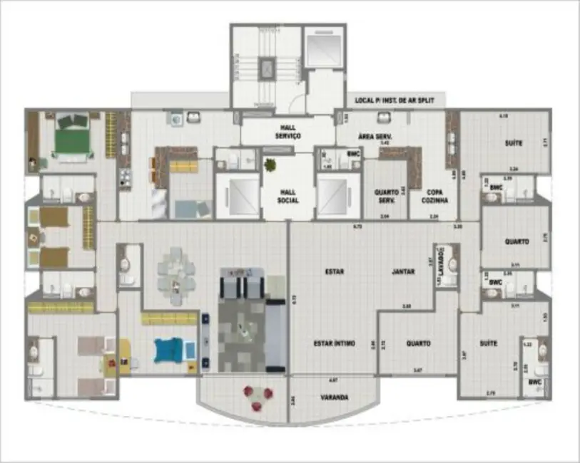 Foto 4 de Apartamento com 4 quartos à venda, 145m2 em Rosarinho, Recife - PE