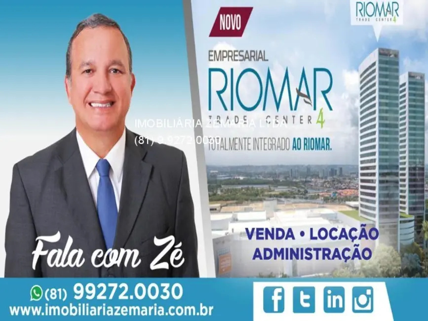 Foto 2 de Sala Comercial com 3 quartos à venda e para alugar, 29m2 em Pina, Recife - PE