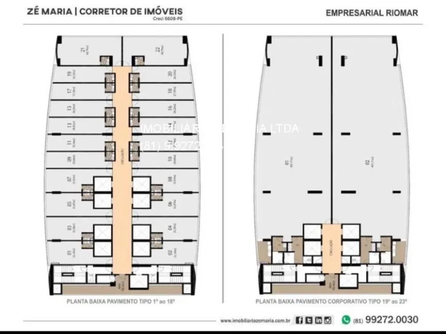 Foto 2 de Sala Comercial com 5 quartos à venda e para alugar, 29m2 em Pina, Recife - PE