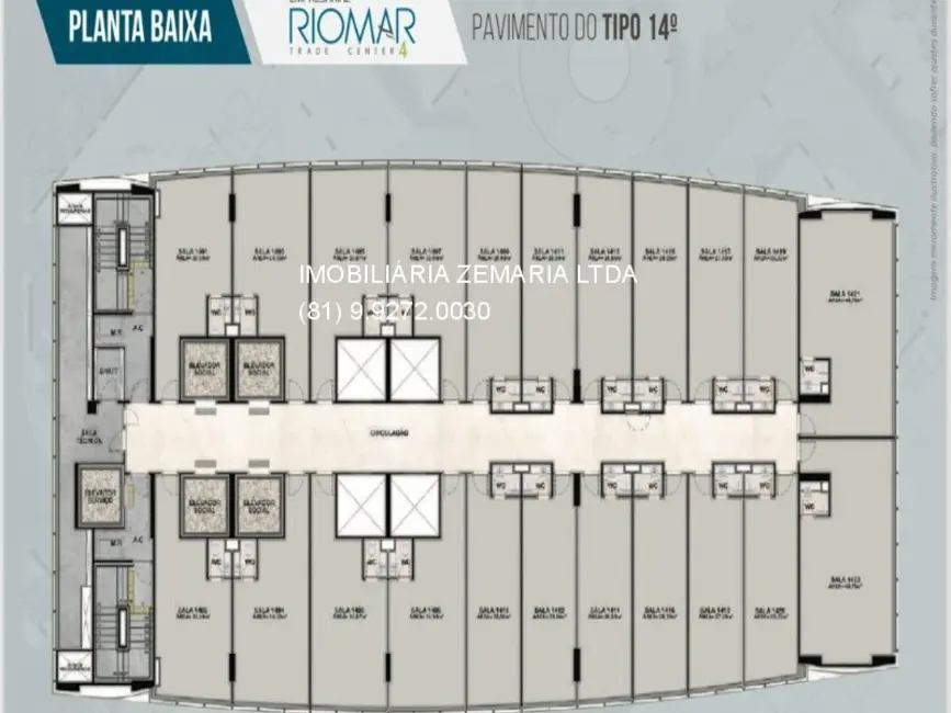 Foto 6 de Sala Comercial com 4 quartos à venda e para alugar, 42m2 em Pina, Recife - PE