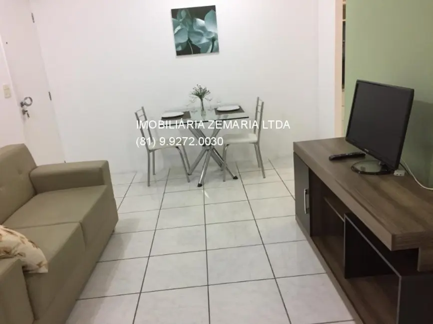 Foto 3 de Loft / Flat com 1 quarto à venda, 42m2 em Casa Forte, Recife - PE