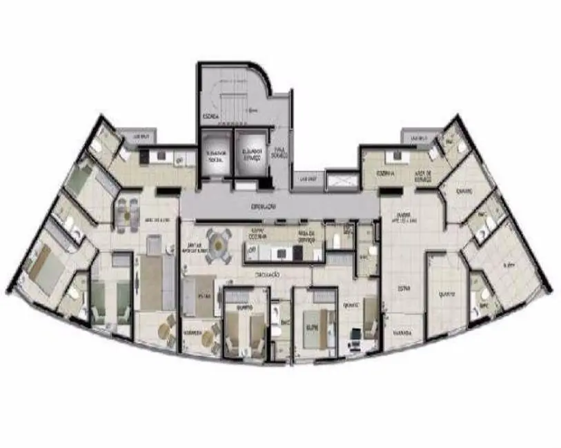 Foto 7 de Apartamento com 3 quartos à venda, 69m2 em Casa Forte, Recife - PE