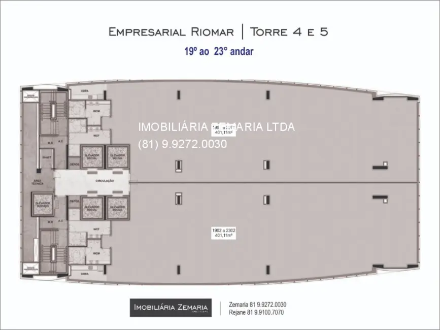 Foto 8 de Sala Comercial à venda e para alugar, 401m2 em Pina, Recife - PE