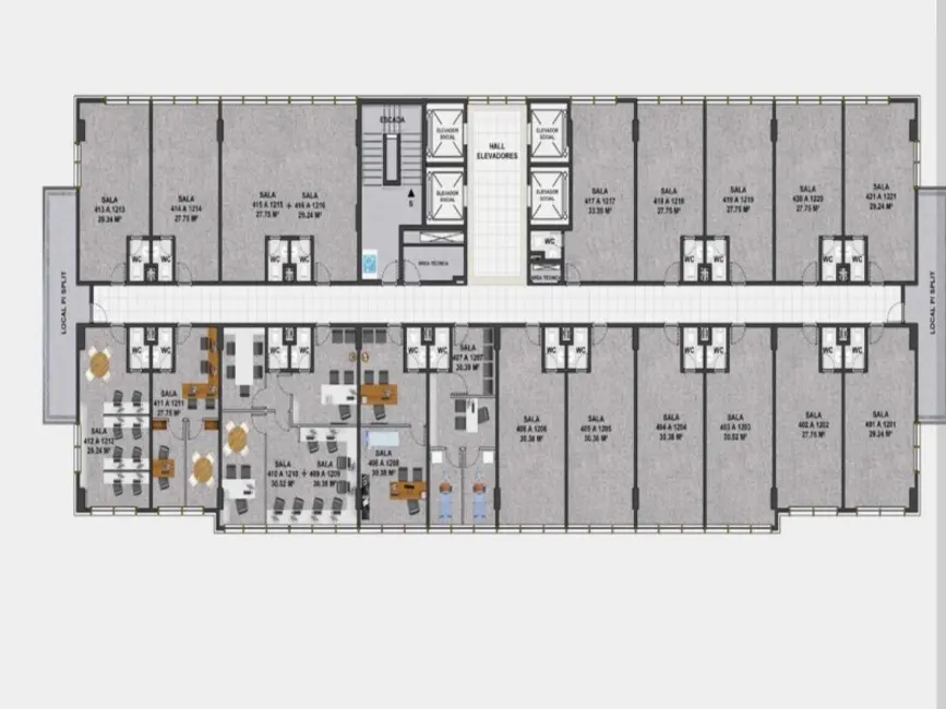 Sala Comercial à venda e para alugar, 28m2 em Presidente Kennedy, Fortaleza - CE - imagem 3 Foto 3 de Sala Comercial à venda e para alugar, 28m2 em Presidente Kennedy, Fortaleza - CE