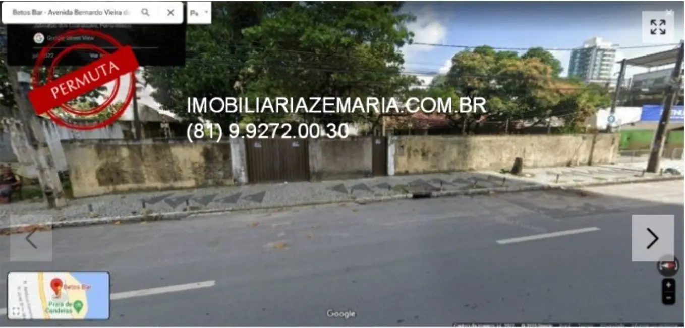 Foto 1 de Terreno / Lote à venda, 700m2 em Candeias, Jaboatao Dos Guararapes - PE