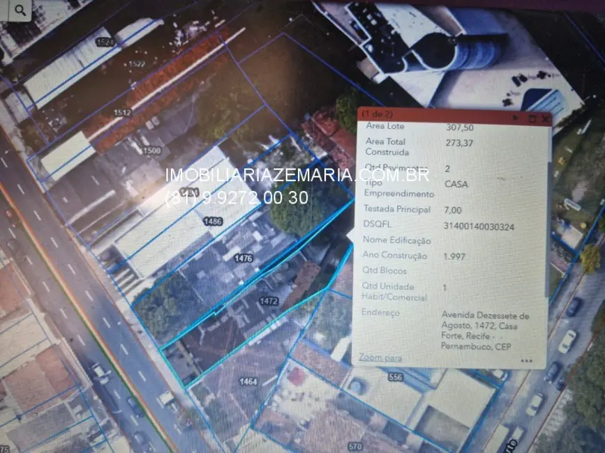 Foto 1 de Casa com 3 quartos para alugar, 274m2 em Santana, Recife - PE