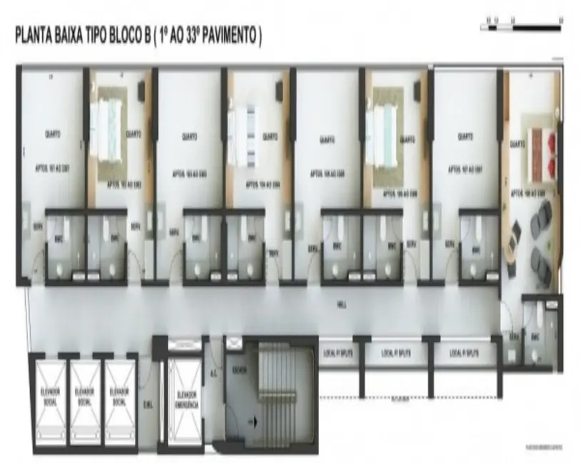 Foto 2 de Apartamento com 1 quarto à venda, 32m2 em Boa Viagem, Recife - PE