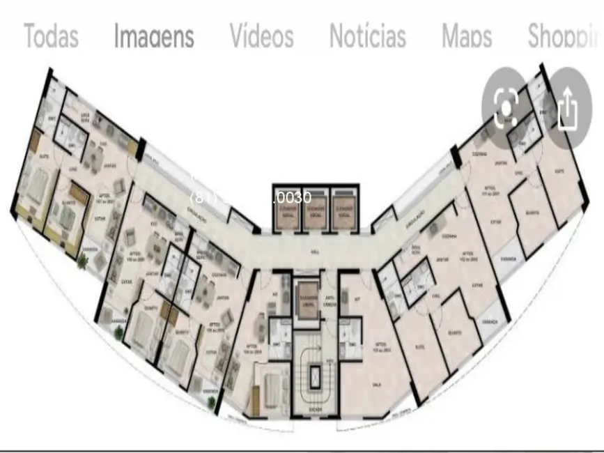 Apartamento com 1 quarto à venda, 28m2 em Boa Viagem, Recife - PE - imagem 3 Foto 3 de Apartamento com 1 quarto à venda, 28m2 em Boa Viagem, Recife - PE