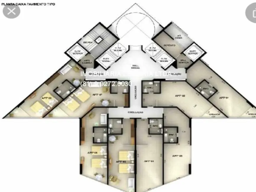 Apartamento com 1 quarto à venda, 40m2 em Boa Viagem, Recife - PE - imagem 8 Foto 8 de Apartamento com 1 quarto à venda, 40m2 em Boa Viagem, Recife - PE