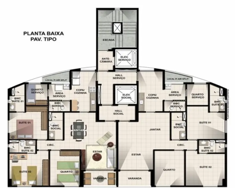 Apartamento com 3 quartos à venda, 90m2 em Torre, Recife - PE - imagem 3 Foto 3 de Apartamento com 3 quartos à venda, 90m2 em Torre, Recife - PE