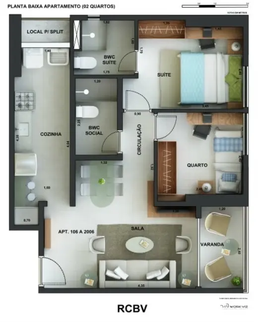 Foto 7 de Apartamento com 1 quarto à venda, 39m2 em Boa Vista, Recife - PE