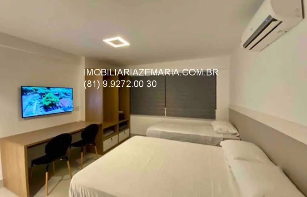 Foto 3 de Apartamento com 1 quarto à venda, 34m2 em Ilha do Leite, Recife - PE