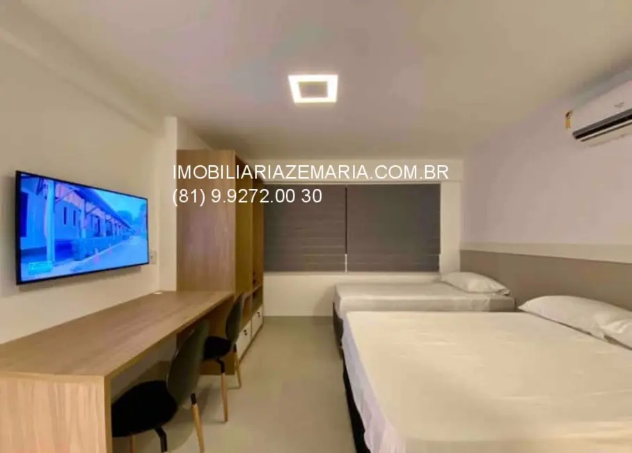 Foto 2 de Apartamento com 1 quarto à venda, 34m2 em Ilha do Leite, Recife - PE