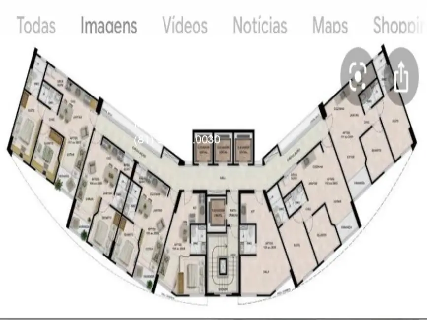 Foto 2 de Apartamento com 1 quarto à venda, 28m2 em Boa Viagem, Recife - PE