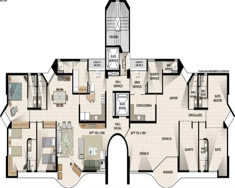 Apartamento com 4 quartos à venda, 125m2 em Casa Forte, Recife - PE - imagem 2 Foto 2 de Apartamento com 4 quartos à venda, 125m2 em Casa Forte, Recife - PE